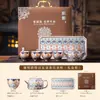 Juego de Té Dunhuang Xishi de Plata Dorada, Una Tetera, Cuatro Tazas, Tetera, Taza de Té, Juego de Té, Regalo para Otros, Regalo de Patrimonio Cultural Inmaterial