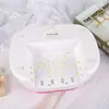 Caja de Almacenamiento Máquina de Fototerapia para Manicura 36 Perlas de Lámpara de Doble Fuente de Luz 110W Pantalla Digital de Tres Dígitos Lámpara Inteligente para Secado de Uñas