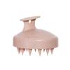 Cepillo de Champú de Paja de Trigo Spot con Cabezal de Masaje de Silicona Limpieza Profunda Dientes Suaves Peine de Champú para Baño Cepillo de Baño