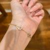 Fulu Shengcai Retro Chino Nuevo Pulsera de Cobre Dorada Calabaza para Mujer Lujo Ligero Nicho Exquisito 2025 Nueva Artesanía