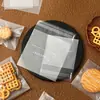 Sacos para Embalagem de Biscoitos, Sacos Autoadesivos com Fechamento Adesivo para Bolachas, Flocos de Neve e Massas, Sacos para Embalagem de Doces, Embalados Individualmente para Uso Doméstico e Comercial em Panificação