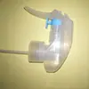 24 Dientes Estilo Flor Rey Color Transparente Azul Venta de Fábrica Suministro en Stock Recogida Diseño Hebilla Manual Pistola Pulverizadora