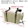 Lavabo para Camión con Soporte para Grifo, Tanque de Agua para Lavado y Almacenamiento, Caja de Camión Ligero, Lavabo Modificado para Camión de Descarga Automática