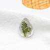 18*25 gota d'água crisântemo branco contas colar semiacabado acessórios joias flor real DIY planta de vidro Tempo
