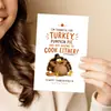 Compra directa transfronteriza: Divertidas tarjetas de felicitación de pavo con temática de Acción de Gracias con deseos y mensajes festivos, incluyendo un sobre - un regalo creativo y considerado