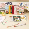 Cuaderno Lindo de Dibujos Animados para Niñas Portátil Mini Cuaderno Regalo Premio para Estudiante de Primaria Venta al por Mayor