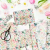 Papel de Copia Floral para Acuarela Wx311 17g, Papel de Regalo a Prueba de Humedad para Dulces, Papel de Seda con Decoración de Flores