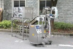 QD-18-11仙人掌茶袋泡包装机 连心茶自动茶叶包装机 标签可以跟标