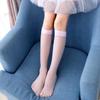 Meias para meninas Meias infantis de comprimento médio Acima do joelho Meias altas para bebês 2022 Meias finas anti-mosquito de verão Meias de comprimento médio
