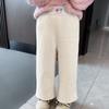 Pantalones para Niñas Otoño 2024 Nueva Llegada Vestido de Otoño para Niñas Bebé Pantalones Deportivos de Estilo Occidental para Niños Pantalones Deportivos para Niñas Populares en Internet