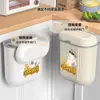 2025 Nuevo Cubo de Basura de Papel para Baño Cocina Montado en Pared Grande de Alta Capacidad Cubo de Basura Doméstico para Cocina Colgante Doméstico