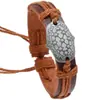 Moda Europea y Americana Tendencia Pulseras de Cuero Tejido Personalizadas Hechas a Mano Accesorios de Moda Nuevos Simples y Creativos Joyería para Manos