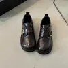 Zapatos Mary Jane Retro Franceses 2026 Otoño/Invierno Tacón Grueso Punta Redonda Hebilla Zapatos Pequeños de Cuero Estilo Académico Británico Versátiles Zapatos de Vestir