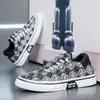 Zapatos Casuales para Hombre, Cómodos y Versátiles, Tenis Deportivos de Moda, Zapatos de Lona Estampados para Hombre, Tenis de Caña Baja para Estudiantes y Adolescentes