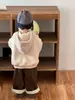 Moletom de Lã com Capuz para Bebê Inverno 2026 Novo Inverno Estilo Coreano Roupas Infantis Roupas Infantis Terno Espesso para Meninos