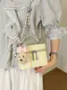 Bolso pequeño de principios de otoño transfronterizo para mujer 2026 nuevo versión coreana versátil acolchado con cadena bolso de mano un solo hombro bandolera bolso caja