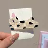Horquilla con forma de gato y cachorro de dibujos animados para mujer, con flequillo roto lateral, con clip, para niña, con forma de pico de pato y corazón.
