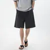 Pantalones de Vestir Elásticos a Rayas Finas de Verano para Hombre, Shorts Rectos de Nuevo Estilo Británico