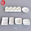 Plato de Condimento Creativo Multifuncional de Cerámica Salsa Vinagre Condimento Plato para Snack para Encurtidos Salsa para Olla Caliente Venta al por Mayor Plato de Condimento de Porcelana China