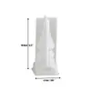 Molde para Anillo Soporte de Anillo Molde de Torre Arquitectónica Geométrica Castillo Vestido Transfronterizo Molde de Silicona Adornos de Piedra Difusor de Vela de Aromaterapia DIY