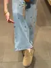 Jeans rectos de cintura alta a la moda con pedrería para mujer, nuevo estilo de verano con diseño de bordado de rosas, pantalones anchos holgados y adelgazantes