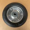 Rueda de goma maciza ligera rueda de polvo de goma industrial silenciosa rueda maciza de goma herramienta de empuje manual rueda giratoria de carro rueda maciza