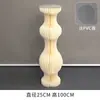 Soporte de exhibición de columna romana, columna plegable para bodas, mesa de postres, columna blanca, suministros de decoración para escenas de cumpleaños de papel