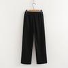 Pantalones Casuales de Forro Polar con Cintura Elástica para Mujer 2025 Invierno Pantalones Banana Adelgazantes Pantalones de Chándal Casuales Gruesos de Pierna Ancha
