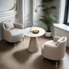 Sofá de Recepción de Negocios Combinación de Mesa de Café Lobby de Hotel Accesible Lujo Ocio Accesible Lujo Hotel Área de Descanso Mesa y Sillas de Negociación