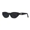 Jennie Gafas de Sol de Moda con Montura Retro Ojo de Gato Ins para Mujer Lujo Ligero Gama Alta Protección Solar Personalizada Gafas de Sol al por Mayor