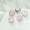Coração de Amor Vintage Pingente Simples Adesivo Concha Pingente DIY Pulseira Colar Acessórios