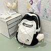 Mochila Estilo Universitario para Mujer 2025 Nueva Moda Estilo Japonés Color Contrastante Mochila de Viaje para Niñas Estudiantes de Secundaria Bolsa Escolar