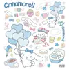 Céu Original Cinnamoroll Balão Tema Sobremesa 6D Adesivos Relevo para Unhas DIY Guka Adesivos de Decoração para iPad