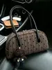 Bolsa de lona para mujer, nueva colección otoño/invierno 2026, bolsa tipo almohada de gran capacidad, bolso de hombro de moda, bolso de axila, bolso para ir al trabajo, bolso de lunares