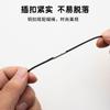 Accesorios de Joyería DIY 2.0 Cierre Encriptado Cuerda para Collar Hilo Encerado Coreano Cuerda de Cuero Negro Cuerda para Colgante Cuerda de Cuero Hebilla Cera Cuerda de Cuero