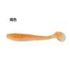 Caza luya suave cebo gusano suave sumergido doble color cola T hilo sabor a pescado cebo falso perca pez mandarín cebo falso venta al por mayor transfronteriza