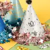 Sombrero de cumpleaños sofisticado estilo Ins para niños y adultos, adecuado para decoraciones de fiesta. Sombrero de estrella de cumpleaños para bebé para fiestas de cumpleaños.