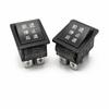 31*25mm Interruptor Tipo Navio Avançar Parar Reverter Kcd4 Avançar Parar Reverter 6 Pinos 3 Velocidades Interruptor Basculante