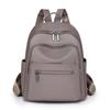 Cross-Border Wholesale 2023 Nova Mochila de Nylon Feminina Estilo Coreano, Simples e Versátil, Mochila de Viagem Repelente de Água Bolsa Escolar