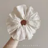 Encaje Francés Anillo para el Cabello de Intestino Grueso para Mujer Sentido de Alta Gama Tamaño Grande Flor para el Cabello Dulce Cuerda para el Cabello Combinable Cuerda para el Cabello