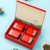 Caixa de presente de chá Qingdao Pu'er Tea Small Pot Tea Cake Caixa de embalagem de casca cítrica Caixa de embalagem de livro flip de alta qualidade