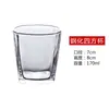 Copo Octogonal de Vidro Espesso Temperado Copo de Água Transparente Copo de Whisky Copo de Cerveja para Bar Copo de Chá Copo Quadrado para KTV