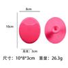 Escova de Limpeza Facial Grande Popular de Silicone Transfronteiriça para Limpeza de Poros, Massagem Facial, Esfoliação, Escova de Limpeza de Silicone com Cerdas Macias