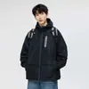 2023 Marca de moda americana chaqueta de trabajo a juego colorida para hombre otoño Nueva holgada con capucha moda nacional casual chaqueta para hombre