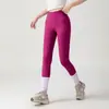 Calça de Yoga Feminina Cintura Alta Levanta Bumbum Cintura de Gel Pêssego Tamanho Grande Justa Calça Fitness Calça Esportiva de Micropressão Leggings para Corrida