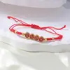 Pulsera trenzada Círculo Qiankun, estilo Nudo Chino, Símbolo de Manzana y Deseo, Fragmentos de Plata, 0 kg Atracciones Turísticas, Fabricante Transfronterizo, Venta al por Mayor de Joyería