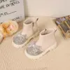 Botines Martin para Niñas 2026 Otoño/Invierno Nuevo Estilo Botines Cortos Chic con Lazo Botines Suaves de Princesa para Niñas Pequeñas