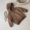 Liquidación de Tallas Agotadas, Sin Devoluciones ni Cambios. Ropa de Invierno para Niños Estilo Coreano, Chaqueta Gruesa de Algodón con Capucha, Top y Pantalones Largos para Niñas