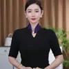 Bufanda de Seda Pequeña Nueva y Colorida con Hebilla Magnética para Primavera y Verano 2025, Bufanda Decorativa de Moda para Mujer, Cubrecuellos, Bufanda Protectora para el Cuello