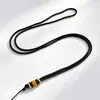 Colar Longo de Corda Nó de Abacaxi Tecido à Mão Semiacabado Estilo Étnico Corrente de Suéter Corda Pendente Acessórios